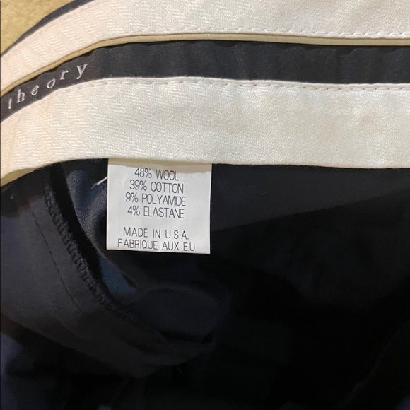 Theory Navy Boot Cut Pants - Picture 5 of 7